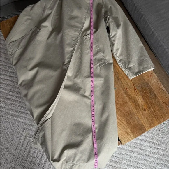 Mango Olive Light Trench Coat, S, Casual Chic - Picture 14 of 14